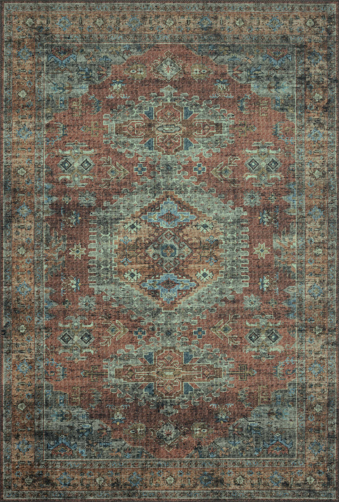 Loloi II Skye Terracotta / Sky Rugs