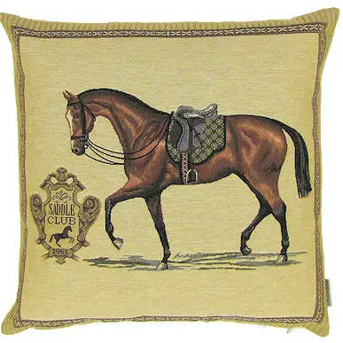 Saddle Club Horse Cushion - Medieval Art
