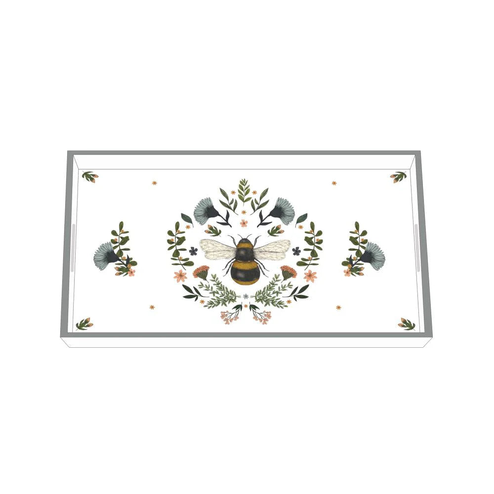 Secret Bee Wood Vanity Tray