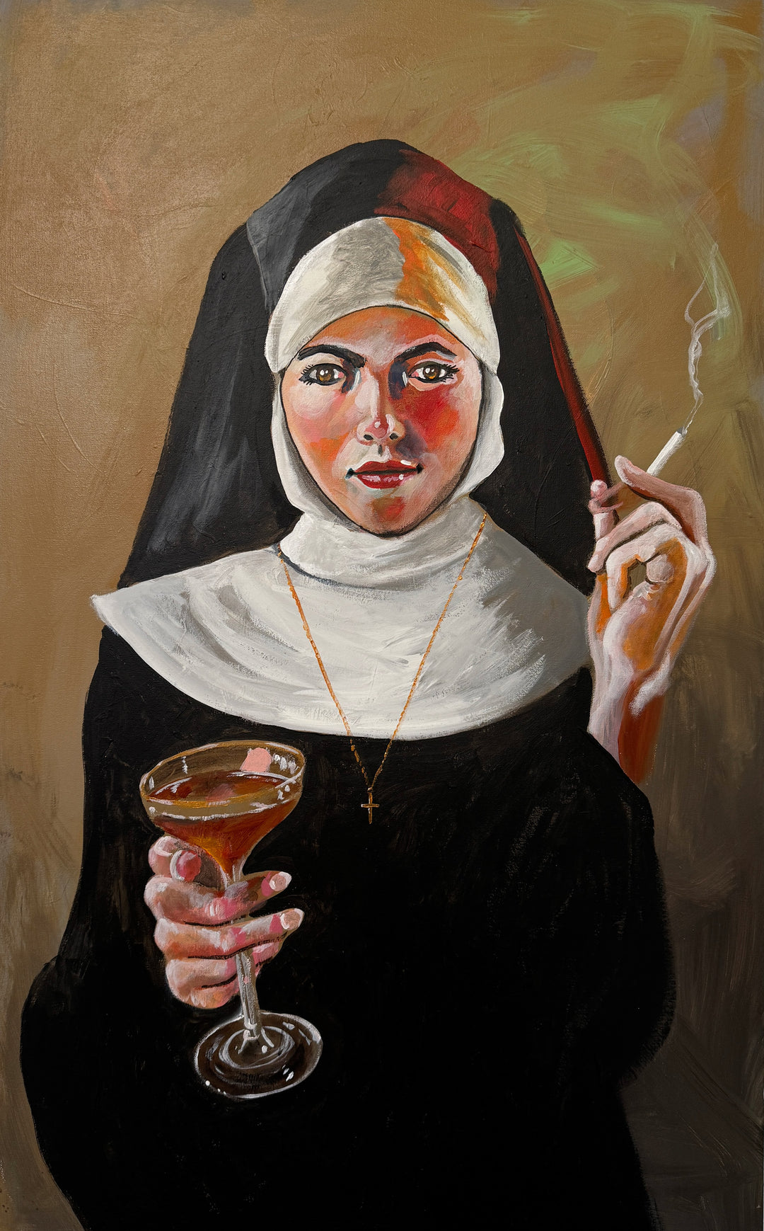 Sister, Sister | Acrylic Painting on Canvas by Robert Moore