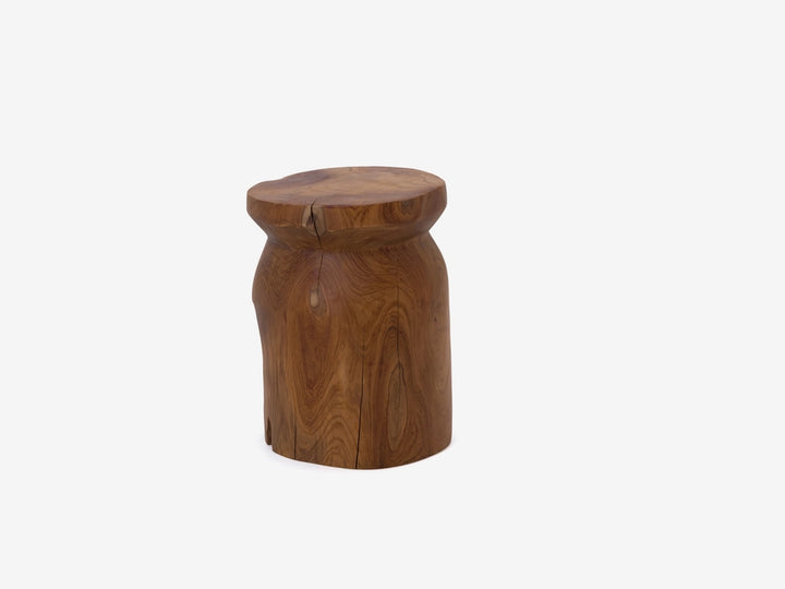 Solid Teak Stool - Round