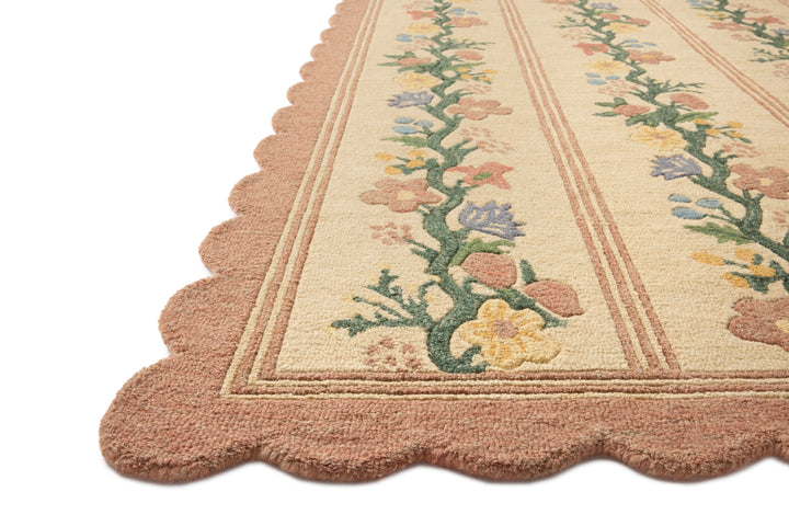 Rifle Paper Co. x Loloi Thistle Blush / Multi detail image