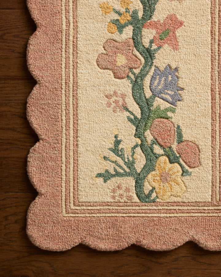 Rifle Paper Co. x Loloi Thistle Blush / Multi detail image