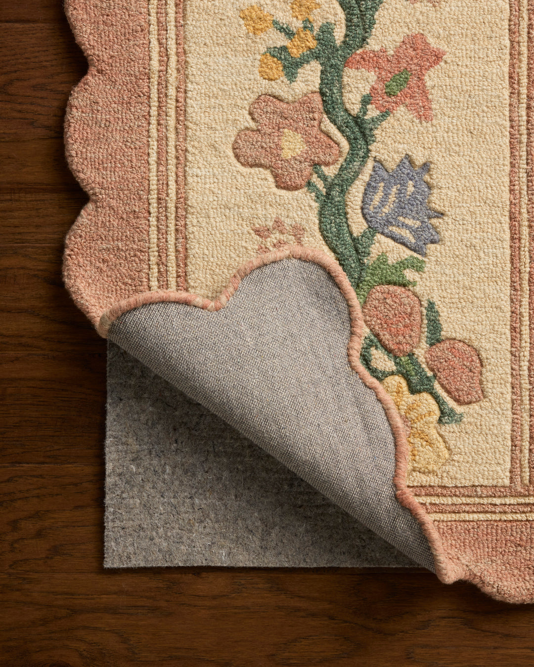 Rifle Paper Co. x Loloi Thistle Blush / Multi detail image