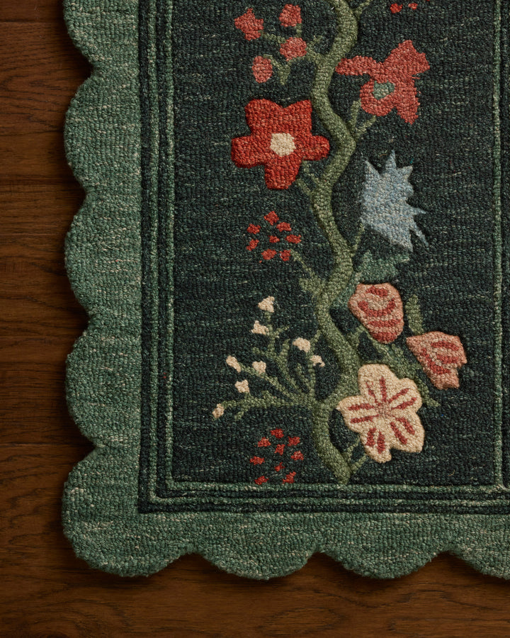 Rifle Paper Co. x Loloi Thistle Forest / Multi detail image