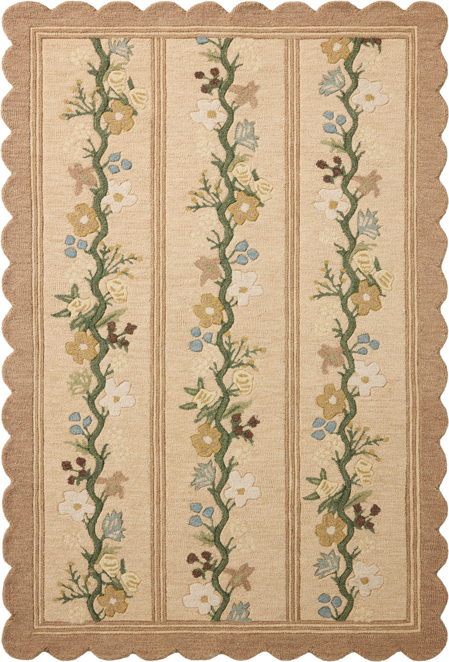 Rifle Paper Co. x Loloi Thistle Neutral / Multi 9'-3" x 13'