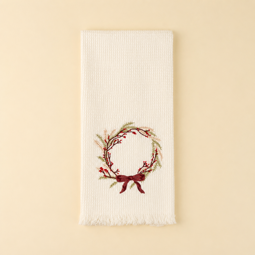 Tree/Wreath Hand Towel