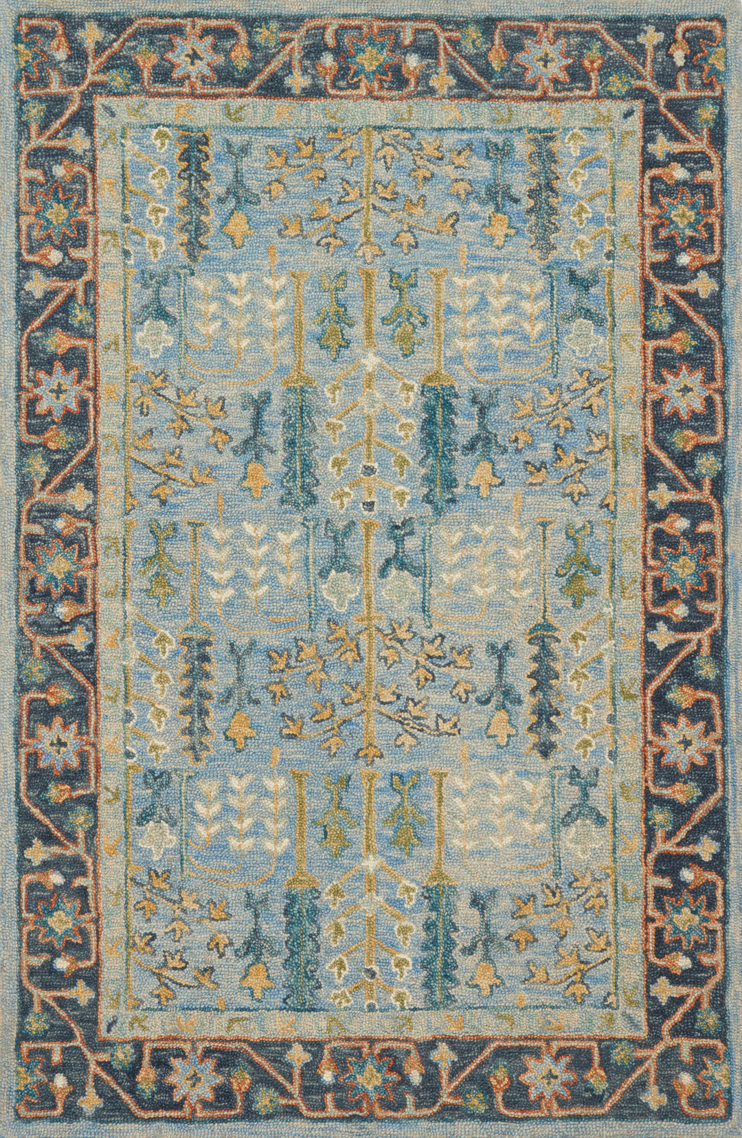 Loloi Victoria Lt Blue / Dk Blue Rugs