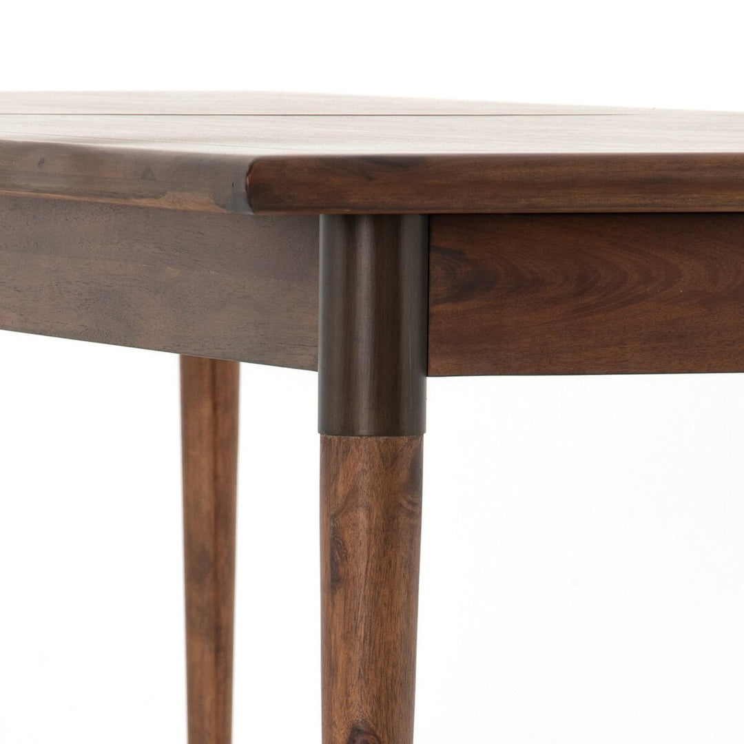 Harper Extension Table Walnut Corner Detail