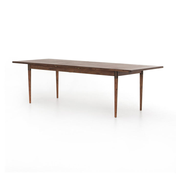 Harper Extension Table Walnut Angled View