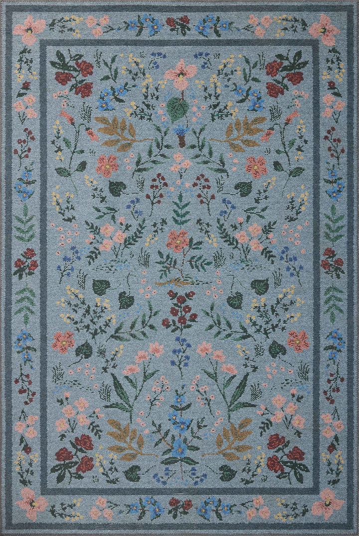 Rifle Paper Co. x Loloi Wildwood Blue Rugs