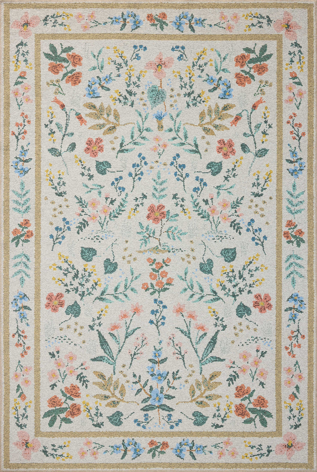 Rifle Paper Co. x Loloi Wildwood Cream Rugs