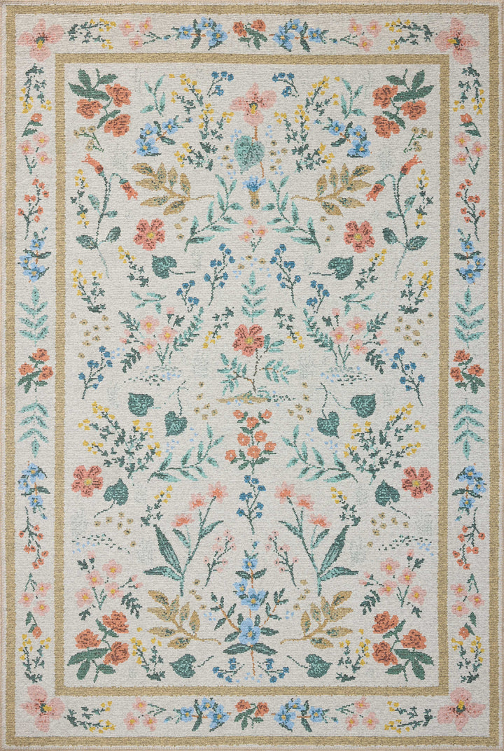 Rifle Paper Co. x Loloi Wildwood Cream Rugs