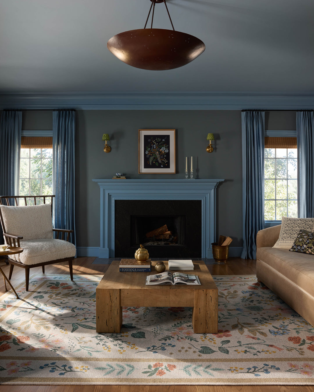 Rifle Paper Co. x Loloi Wildwood Cream Rugs