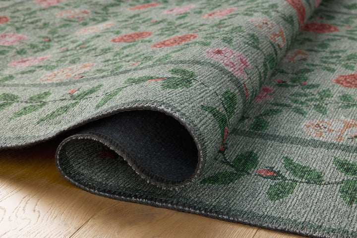 Rifle Paper Co. x Loloi Wildwood Green  Round Rugs