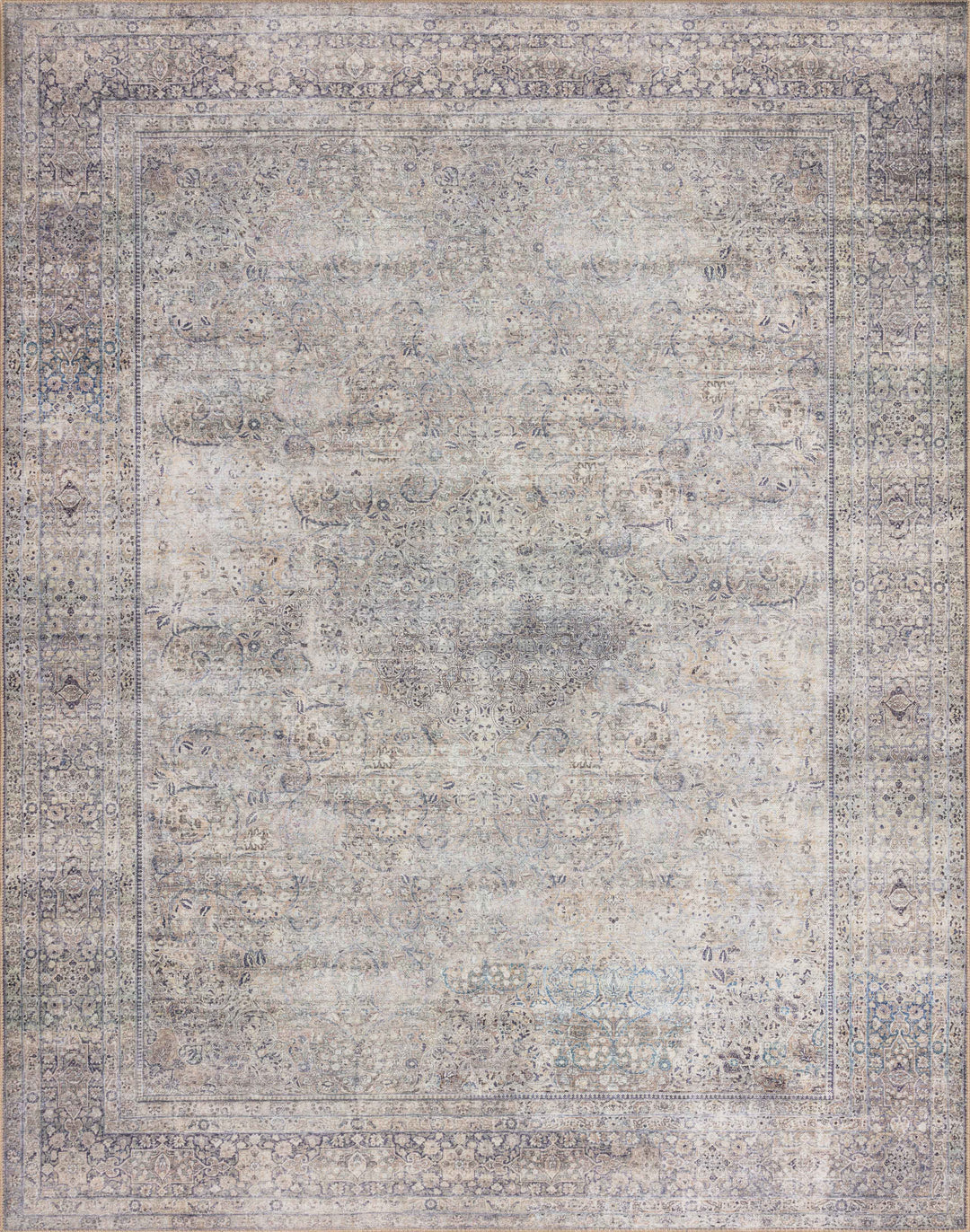 Loloi II Wynter Silver / Charcoal Rugs