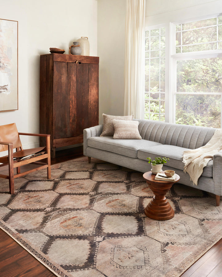 Loloi II Wynter Graphite / Blush Rugs