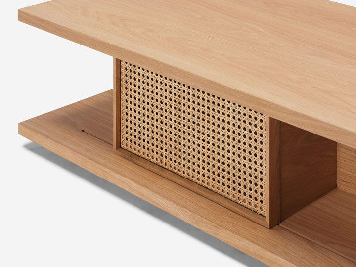 Plank Rectangular Coffee Table in Oak