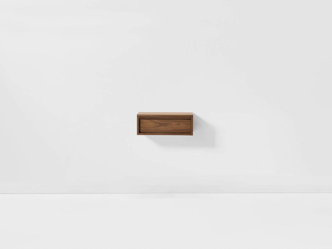 Stage Floating Nightstand in Walnut