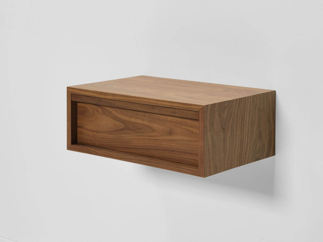 Stage Floating Nightstand in Walnut