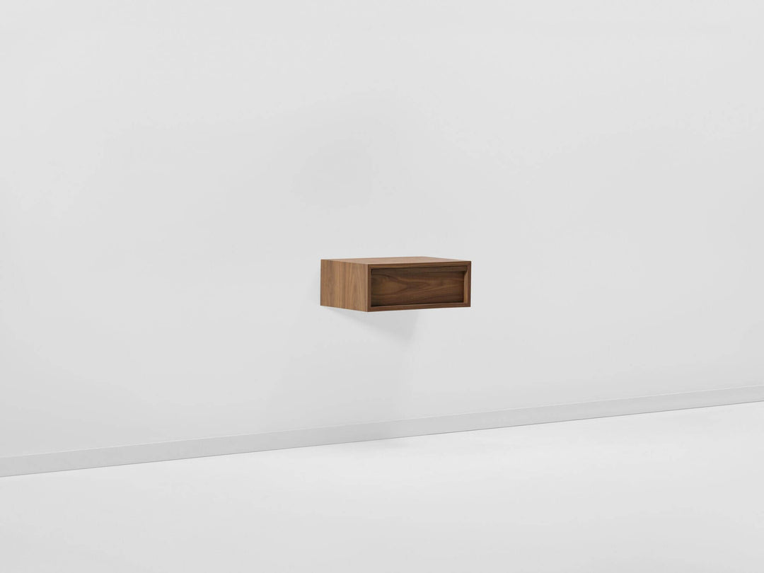 Stage Floating Nightstand in Walnut