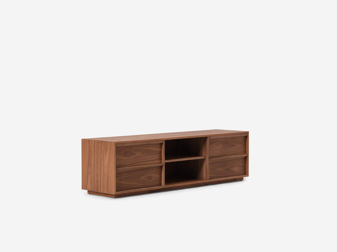 Stage Media Unit in Walnut