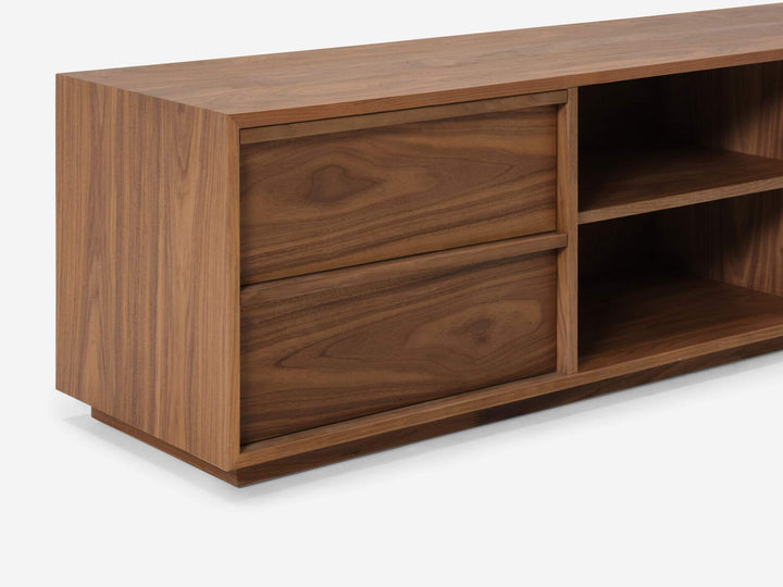 Stage Media Unit in Walnut