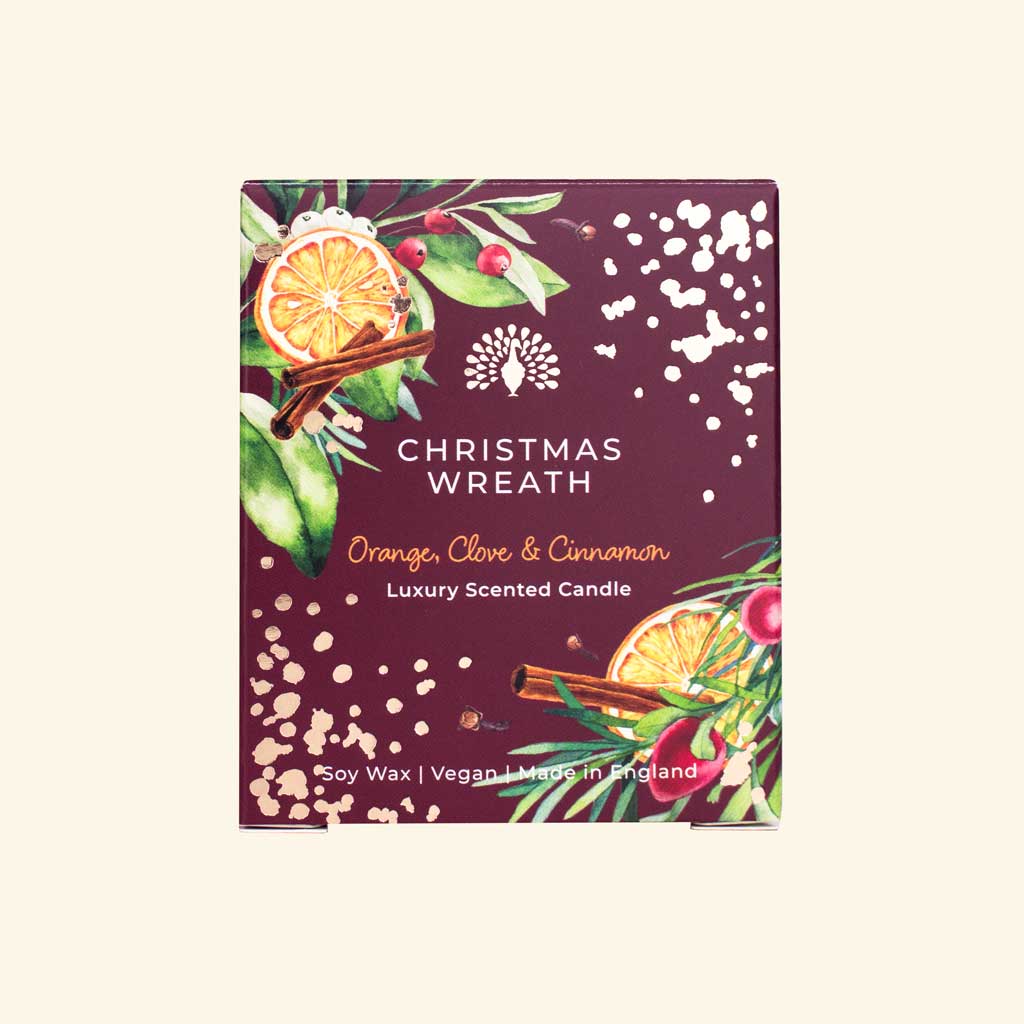 Christmas Wreath Candle