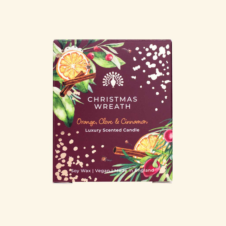 Christmas Wreath Candle
