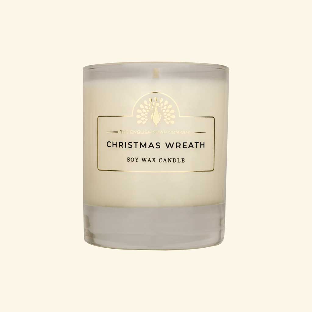 Christmas Wreath Candle