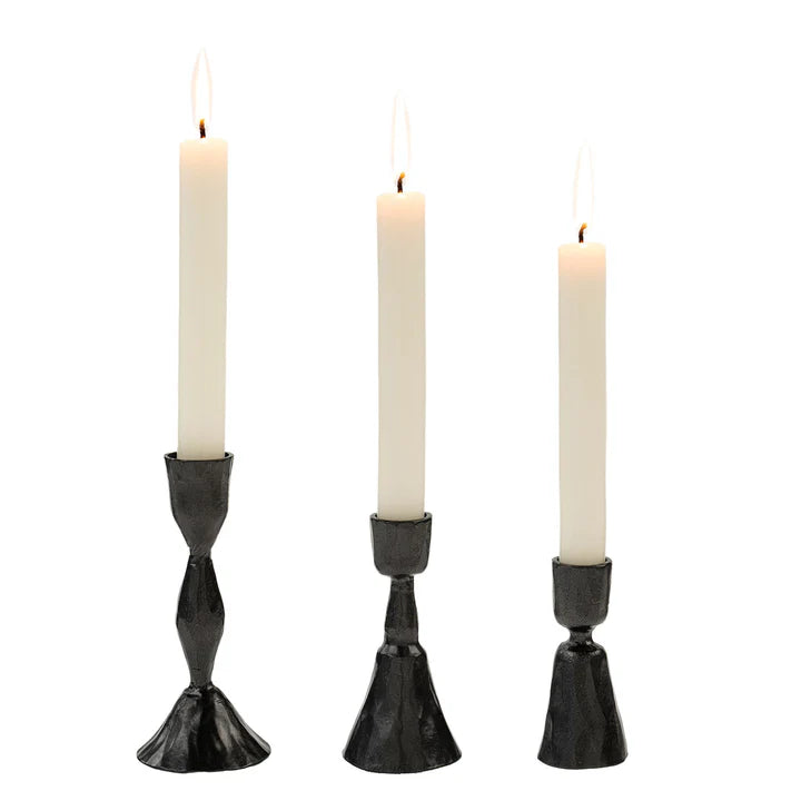 Zora Candlestick Black - Large