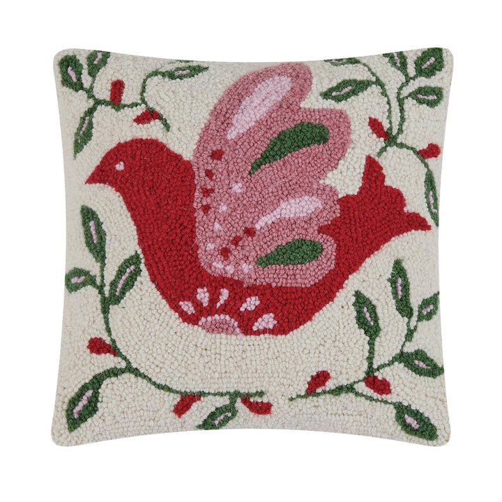 Christmas Dove Hook Cushion