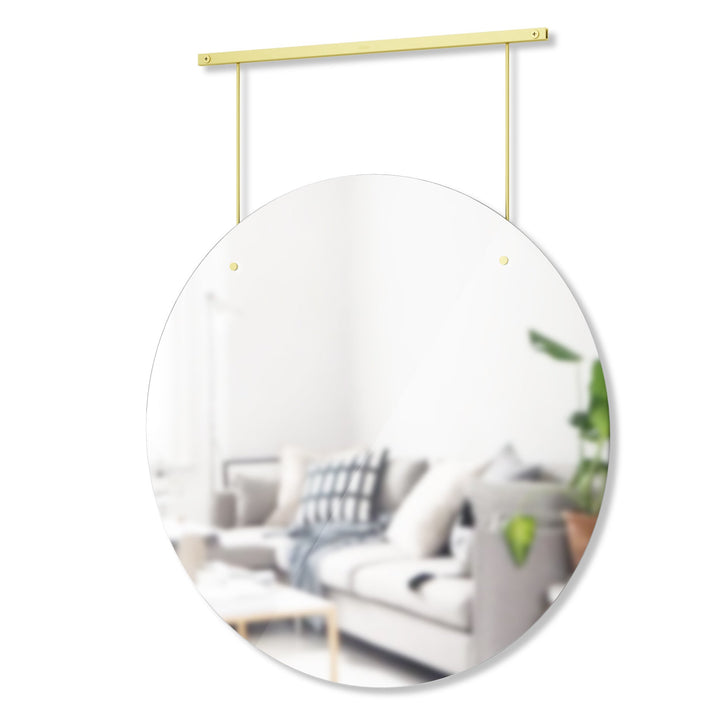 Wall Mirrors | color: Brass