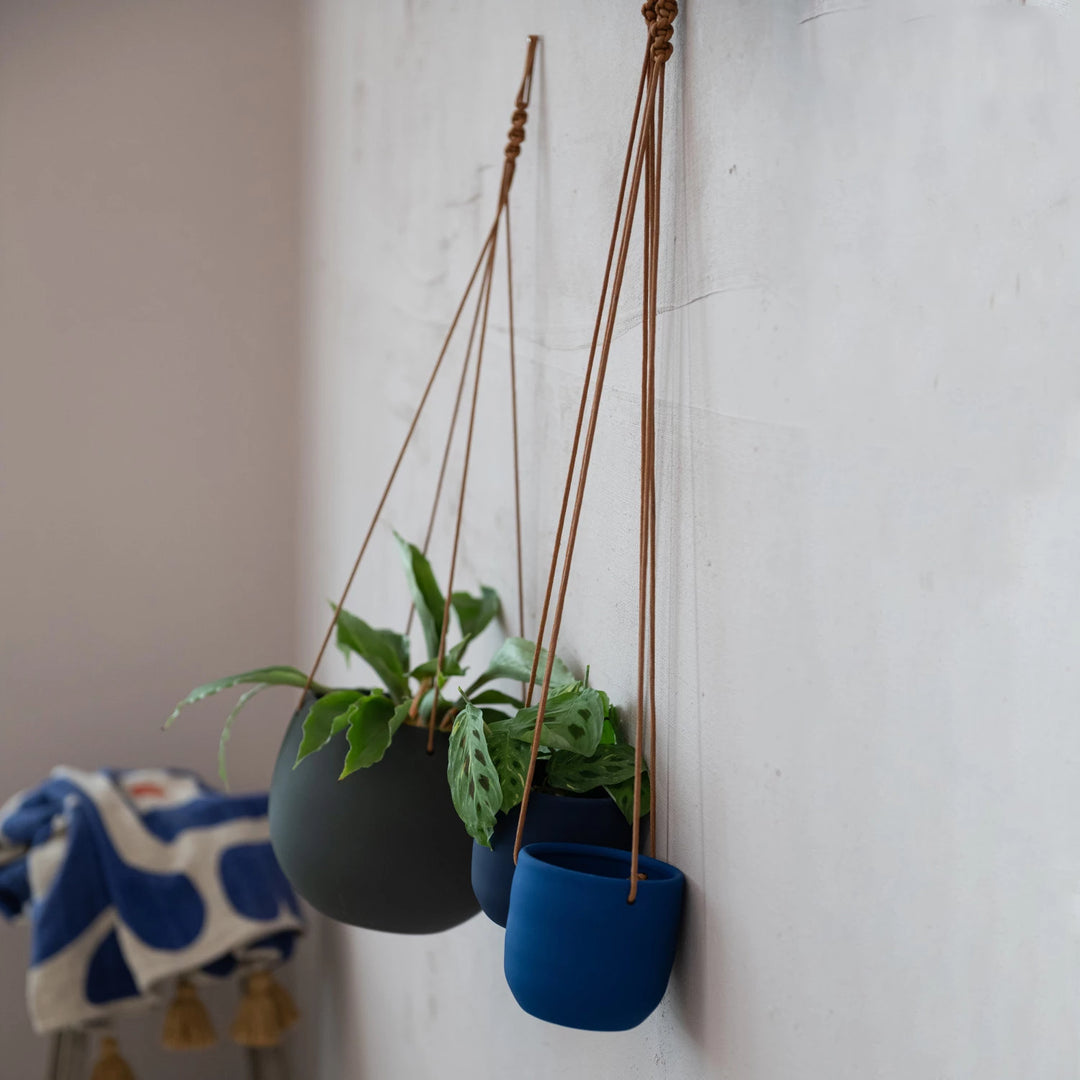 Hanging Planter, Navy