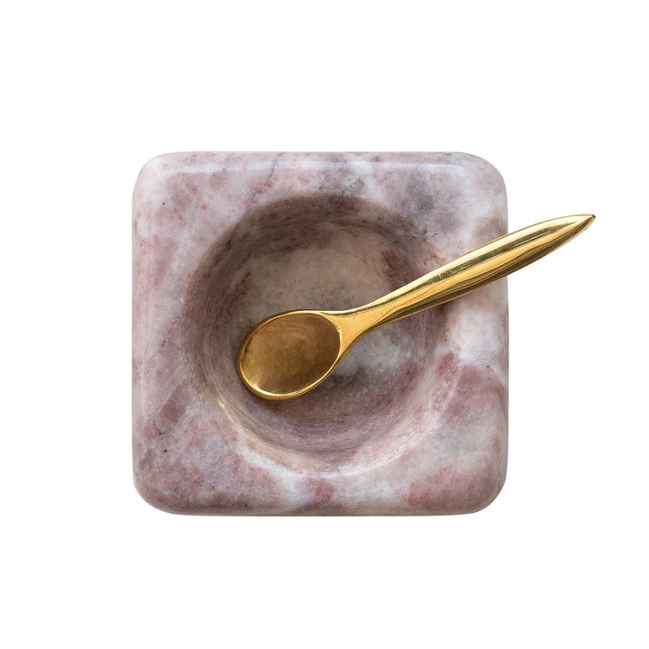 Marble Bowl with Spoon