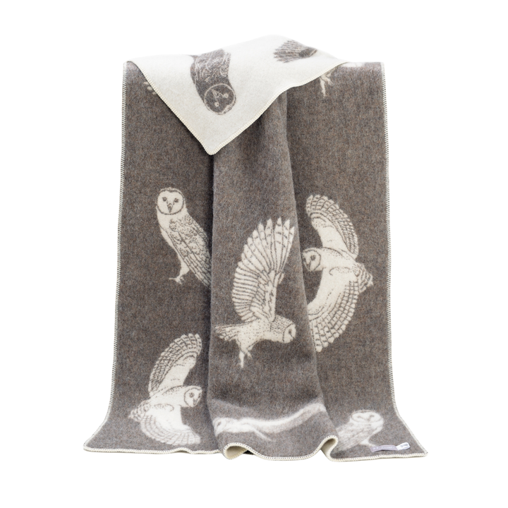 Owl Wool Blanket