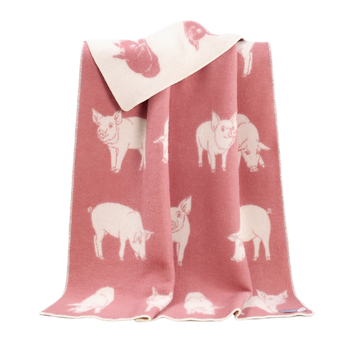 Piglet Wool Blanket