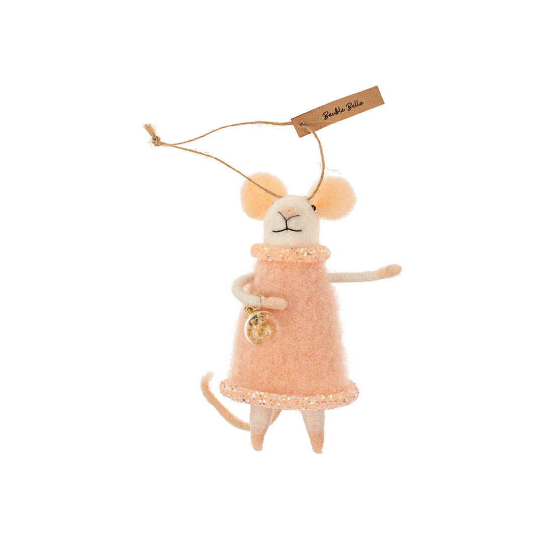 Felt Mice Bauble Bella