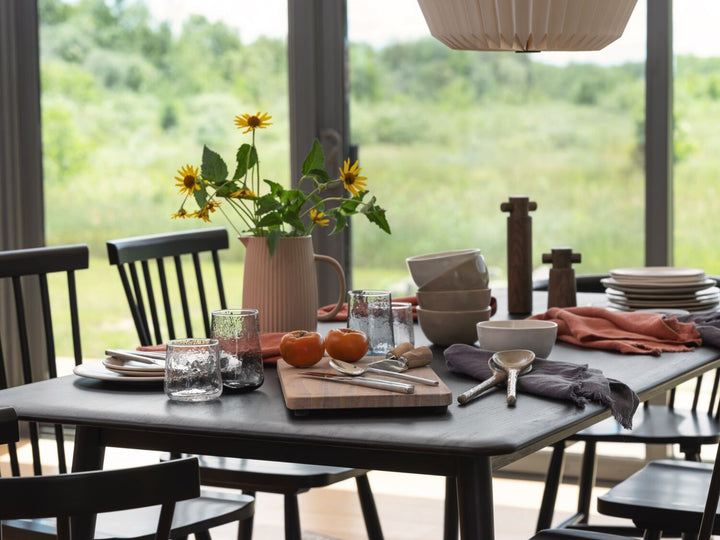 Kacia Dining Table in Black Finish