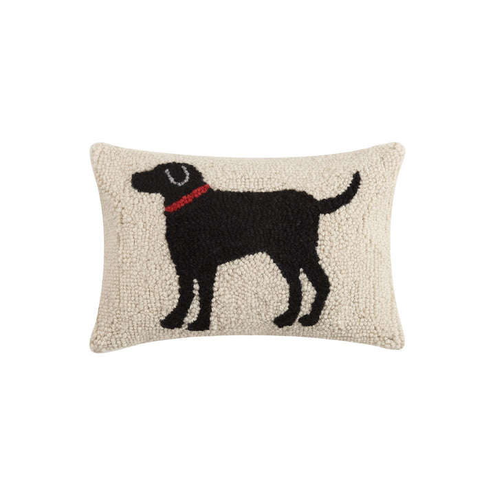 Black Dog Hook Cushion