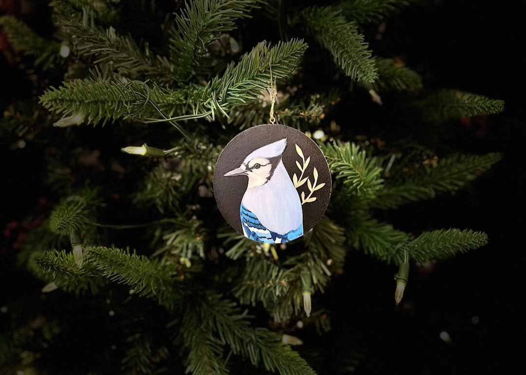 Tree Ornament - Blue Jay #2