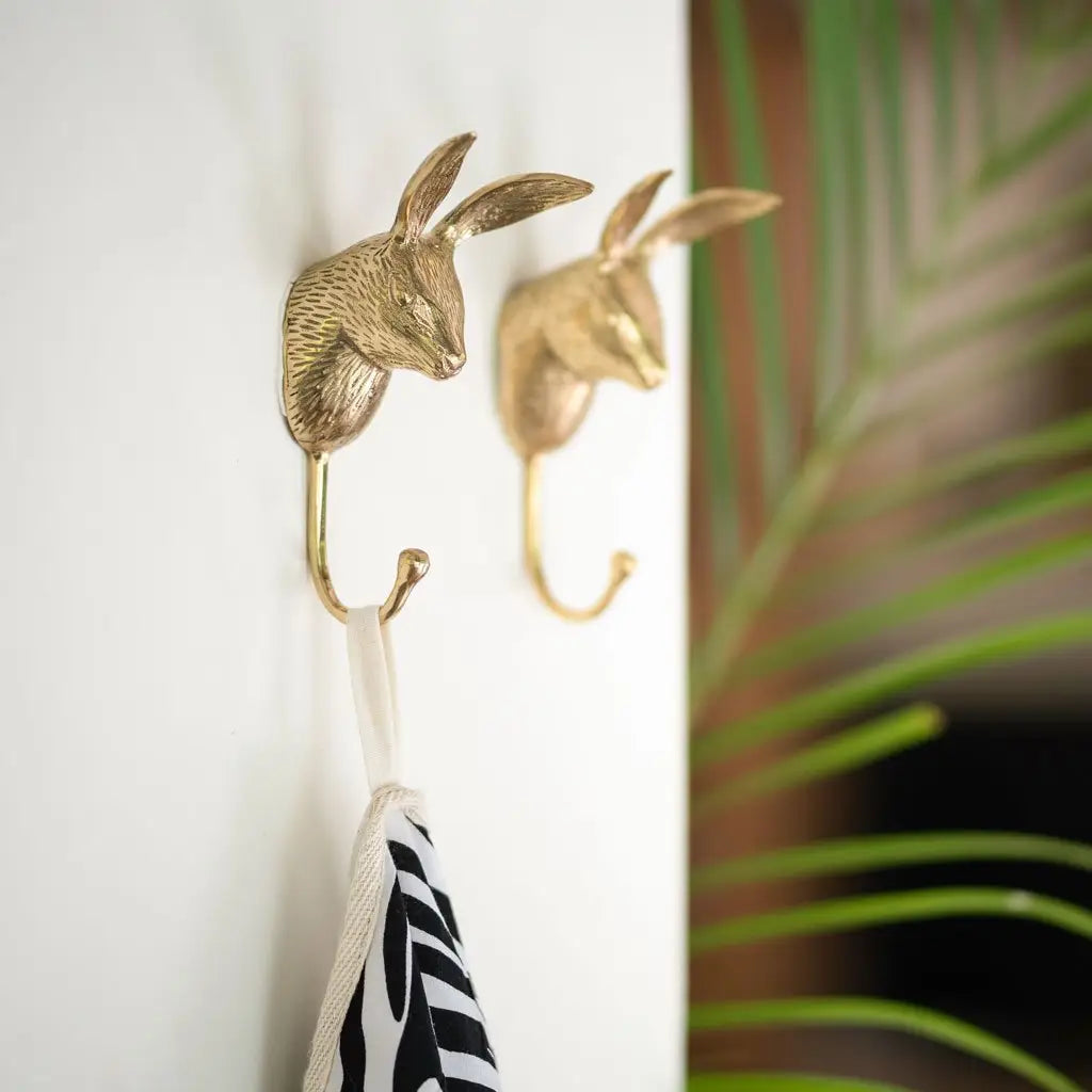 Brass Rabbit Hook