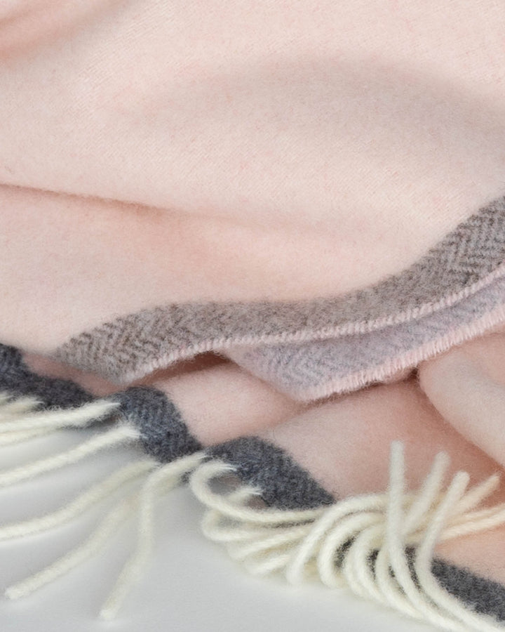 MILANO Cashmere Throw, Pink
