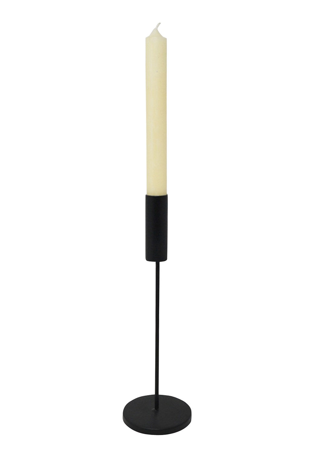 Candlestick Metal Black - Large