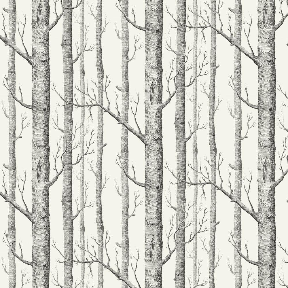 BRAND NEW Cole & Son Woods Stone/White Wallpaper, 11 yard roll