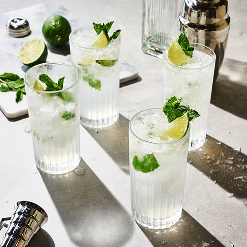 Reserve Milo European Crystal Highball Glasses - Set of 4