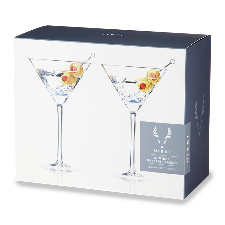 Admiral Martini Glasses - Set of 2