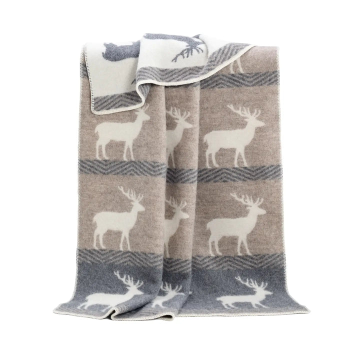 Deer Wool Throw