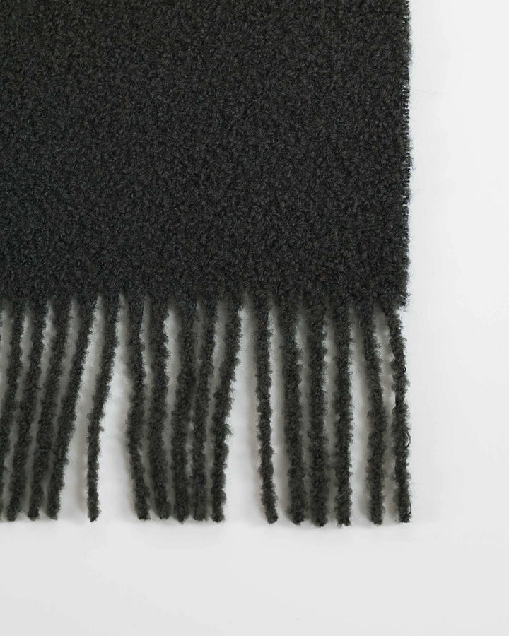 Paris Wool Throw, Swamp green