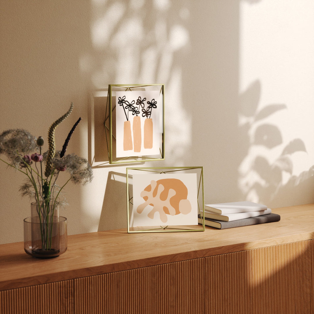 Tabletop Frames | color: Matte-Brass | size: 8x10"""" (20x25 cm) | Hover